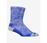 Calze ASICS Fujitrail Graphic Crew blu bianco - XL