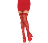 Calze autoreggenti Heart Net