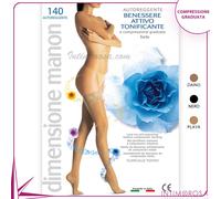 Calze autoreggenti riposanti Manon 140 den compressione graduata