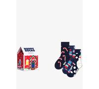 Calze bambino unisex HAPPYSOCKS holiday kids gift set calze 3 paia RED RO 426896