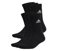 adidas Unisex - Adulto Cushioned Sportswear Crew Socks 6 Pairs, Black / White, 4.5-6