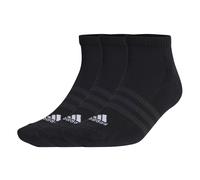 adidas Cushioned Sportswear 3 Pairs Calzini Invisible/Sneaker, Black/White, XS
