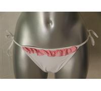 Calze Bikini Lusso Bianco E Rosa Vannina vesperini T 38 Valore Nuovo Etichetta