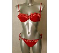 Calze Bikini Lusso Vichy Rosso Vannina vesperini T 42 Valore Nuovo Etichetta