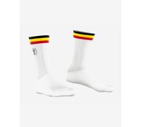 Calze Bioracer Official Belgian Cycling Aero bianco - S