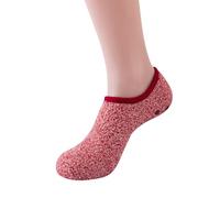 Calze Buffe Calzini da pavimento da donna Autunno e inverno Addensati Pantofole con suola morbida per adulti Calzini Yoga Educazione precoce Calzini antiscivolo per interni (Watermelon Red, One Size)