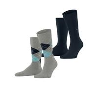 Calze Burlington Everyday Argyle Mix (x2) Gris 40/46