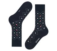 Calze Burlington X-Mas Argyle Bleu 40/46