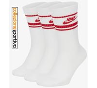 CALZE CALZINI NIKE EVERYDAY ESSENTIAL CREW-DX5089-102 col.bianco/ross
