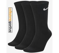 CALZE CALZINI NIKE EVERYDAY LIGHTWEIGHT CREW- SX7676-010 col. nero