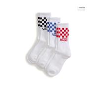 Calze calzini Socks Unisex Vans Bianco Classic Check Crew CHECKERBOARD 3 Paia