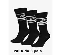Calze calzini Unisex Nike Nero SPORTSWEAR EVERYDAY ESSENTIAL X 3 Paia