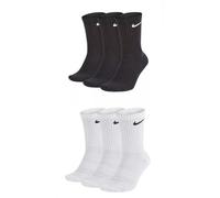 CALZE CALZINI UOMO/DONNA NIKE LIGHTWEIGHT ANKLE CREW SOCKS SX7664 bianco nero