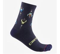 Calze Castelli Aperitivo 15 - Blu 35-39 / Blu