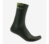 Calze Castelli Bandito Merino 18 - Verde 35-39 / Verde
