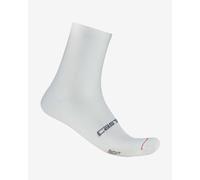 Castelli - Espresso 12 Sock - Calze da ciclismo Unisex XXL | EU 44|47 bianco/grigio