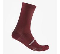 Calze Castelli Espresso 18 - Bordeaux 44-47 / Rosso