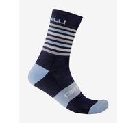 Calze Castelli Gregge 15 blu scuro azzurro - S-M