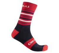 Calze Castelli Gregge 15 rosso blu scuro - S-M