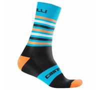 CALZE CASTELLI GREGGE 15 tg. XXL col. Black/Orange fluo