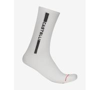 Calze Castelli Linea Logo 15 bianco nero - S-M