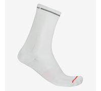 Castelli - Premio Evo 18 Sock - Calze da ciclismo Unisex XXL | EU 44|47 grigio/bianco