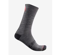CASTELLI 4522567-030 RACING STRIPE 18SOCK Calzini UOMO DARK GRAY Taglia XXL