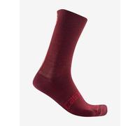Calze Castelli Racing Stripe 18 - Bordeaux 44-47 / Rosso
