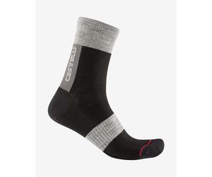 Calze Castelli Velocissima Thermal nero grigio donna - L-XL