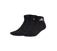 adidas Unisex - Adulto Thin and Light Ankle Socks 3 Pairs, Black / White, 8.5-10