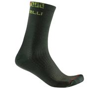 Calze ciclismo Bandito Merino 18 verde S-M