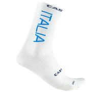 Calze ciclismo Castelli Team Italia 2026 bianco