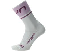 Calze ciclismo donna One Light bianco/lillà L