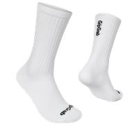 GripGrab - PACR High Cut Socks - Calze da ciclismo EU 41-44 - EU: 41-44 bianco