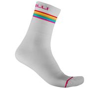 Calze ciclismo invernali donna Go 15 bianco L-XL