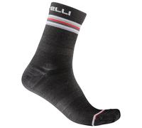 Calze ciclismo invernali donna Go 15 grigio L-XL