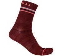 Calze ciclismo invernali donna Go 15 rosso