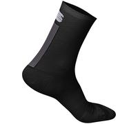 Calze ciclismo invernali donna Merino 16 nero