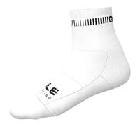 Calze ciclismo Logo Q-Skin bianco/nero M