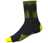 Calze ciclismo Match nero/giallo neon S