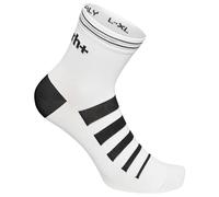 Calze ciclismo rh+ Code 10 bianco/nero L-XL