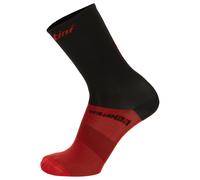 Calze ciclismo SANTINI Paris-Roubaix 2023 nero/rosso XS