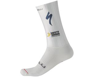 Calze ciclismo SOUDAL-QUICK-STEP Race 2025 bianco