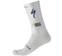 Calze ciclismo SOUDAL-QUICK-STEP Race 2025 bianco L-XL