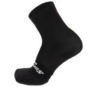 Santini Calze da ciclismo UCI Rainbow Stripes Nero XL/XXL