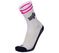 Calze ciclismo UNIBET-ROSE 2026 bianco