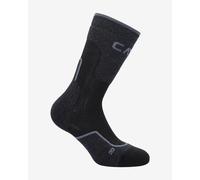 CMP - Trekking Sock Wool Mid - Calze da trekking EU 43-45 nero/grigio