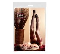 Calze collant da collezione Cottelli con pizzo ricamato, nero, grosso