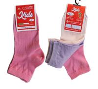 Calze College - 12/6/3 Paia Calzini Filo di Scozia Bambino Sneakers, Calzini Corti Bambina, Calze Corte da Sopra la Caviglia per Scarpe Basse, Manifattura 100% Italiana