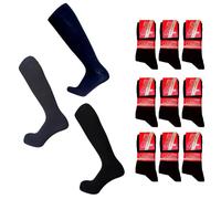 calze college 3 Paia Calze Lunghe In Cotone Caldo Elasticizzato, confortevoli e rinforzate su punta e tallone Made in Italy prodotte con macchine innovative antiodore (3paia Assortite, 43-46)